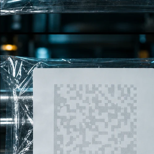 A low-contrast DataMatrix