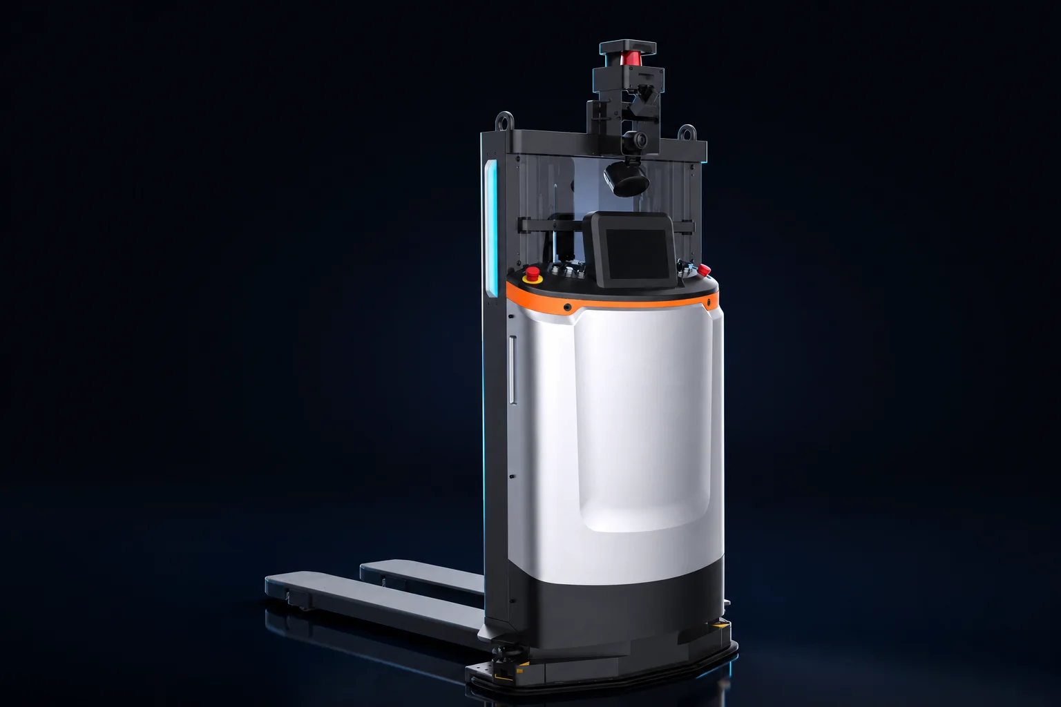 F3-1500 forked mobile robot